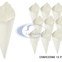 Cono Portariso Cm.16 D.6 Set 12 Pz. White-8053369633930