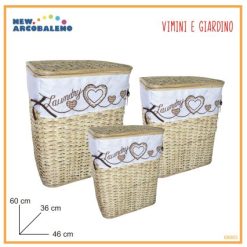 Portabiancheria Prb159 Set 3 Pz. Cuore-8025520686635