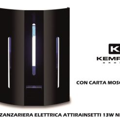 Zanzariera Elettrica Attirainsetti 13W Nera-8008004124281