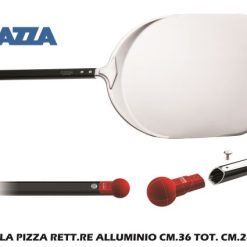Pala Pizza Rett.Re Alluminio Cm.36 Tot. Cm.24-8009813502000