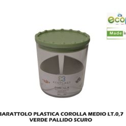 Barattolo Plastica Corolla Medio Lt.0