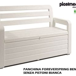 Panchina Foreverspring Bench S/Pistoni White-8009371059916