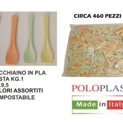 Cucchiaino Compostabile Kg.1 Multicolor Coprente-8027499030976