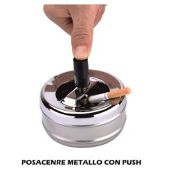 Posacenere Metallo Con Push-3661075066956