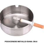 Posacenere Metallo Diam. Cm.8-3661075069865