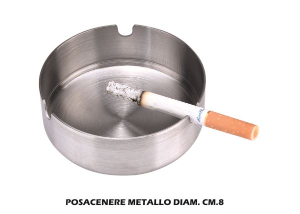 Posacenere Metallo Diam. Cm.8-3661075069865