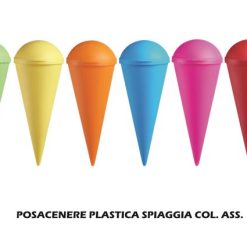 Posacenere Plastica Spiaggia Col. Ass.-3661075143770