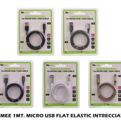 Cavo Tekmee 1Mt. Micro Usb Flat Elastic Intrecciato-3661075229351