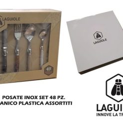 Posate Inox Set 48 Pz. Man. Plast. Marr. 40269014-3661075273149
