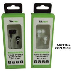 Tekmee Fabric Stereo Earphones-3661075274771