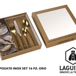 Posate Inox Set 16 Pz. Oro 40269020-3661075274825