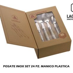 Posate Inox Set 24 Pz. Man. Plast. 40269030-3661075275327