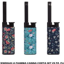 Accendigas A Fiamma Canna Corta Set 25 Pz. Flowers-3661075283735