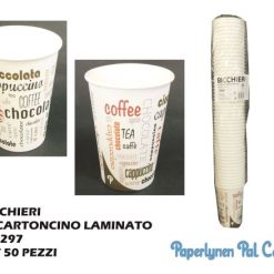 Bicchiere Bio Daily Set 50 Pz. Ml.297 Carta+Pe-8014631093821