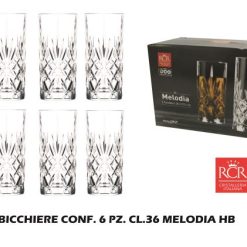 Bicchiere Conf. 6 Pz. Cl.36 Melodia Hb-8007815257669