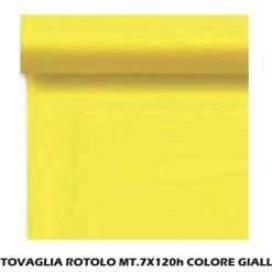 Tovaglia A Rotolo Mt.7X120H Giallo-8019981064859