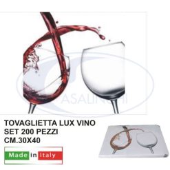 Tovaglietta Lux Vino Conf. 200 Pz. Cm.32X44-8019981967013