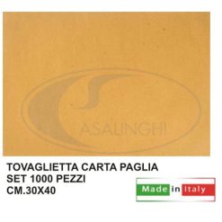 Tovaglietta Cartapaglia Conf. 1000 Pz. Cm.30X40-8019981969468