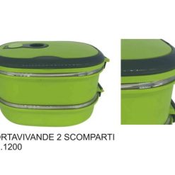 Portavivande Termico 2 Scomp. Ml.1200-8056304657985