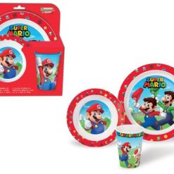 Set Pappa 3 Pz. Piatto Fondo+Piano+Bicchiere-8412497214495