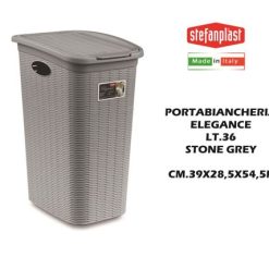 Portabiancheria Elegance Lt.36 Stone Grey-8003507305120