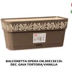 Balconetta Opera Cm.30 Dec. Gaia Tortora/Vanilla-8003507887022