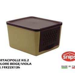 Portacipolle Kg.2 Beige/Viola-8001136904868
