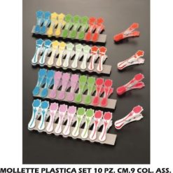 Mollette Chiudisacchetto Cm.9 Col. Ass. Star-8021785320635