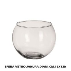 Sfera Vetro Jakupa Diam. Cm.16X13H-8021785425286