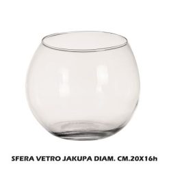 Sfera Vetro Jakupa Diam. Cm.20X16H-8021785425293