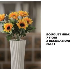 Bouquet Girasoli 7 Fiori X Decorazioni Cm.31-8021785513419