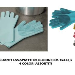 Guanti Lavapiatti Silicone Cm.15X33
