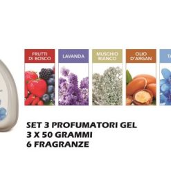 Profumatori Gel Set 3 Pz. 6 Fragranze Ass-8021785617476