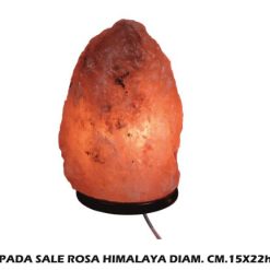 Lampada Sale Rosa Himalaya Diam. Cm.15X22H-8021785658004