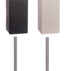 Portascopino Completo Ceramica Cm.10X10X41