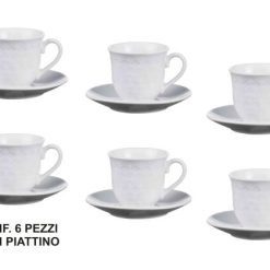 Tazzine Caffe' Conf. 6 Pz. C/Piatt.-8021785660687