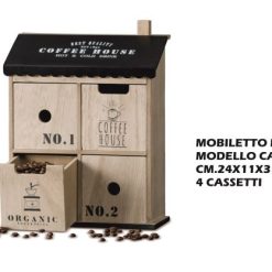 Mobiletto Stampato Mdf Cm.24X11X31H Modello Casa-8021785668591