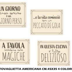 Tovaglietta Americana Cm.45X35 4 Dec. Ass.-8021785672529