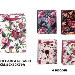 Busta Carta Regalo Cm.50X20X70H Col. Ass.-8021785681569