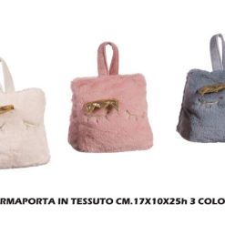 Fermaporta Tessuto Cm.17X10X25H 4 Colori-8021785685512