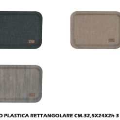 Vassoio Plastica Rett.Re Cm.32