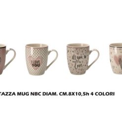 Tazza Latte Mug Nbc Cm.8X10