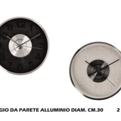 Orologio Da Parete Alluminio Cm.30 2 Col.-8021785723085