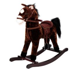 Cavallo A Dondolo Movim. E Suono Seduta H.46 Marrone-8021785730595