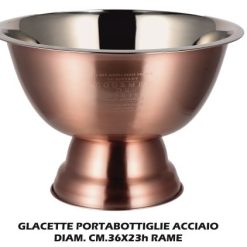 Glacette Portabottiglie Champagne Cm.36X23H Rame-8021785733312