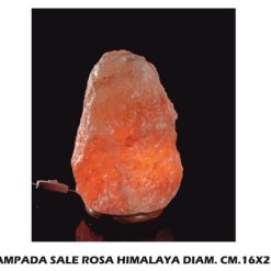 Lampada Sale Rosa Himalaya Diam. Cm.16X23H-8021785737624