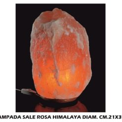 Lampada Sale Rosa Himalaya Diam. Cm.21X31H-8021785737655