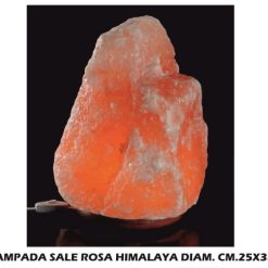 Lampada Sale Rosa Himalaya Diam. Cm.25X33H-8021785737662