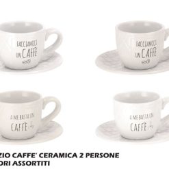 Tazzine Caffe' Conf. 2 Pz. 2 Decori-8021785738829