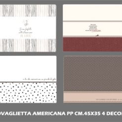 Tovaglietta Americana Cm.45X35 4 Ass.-8021785744394